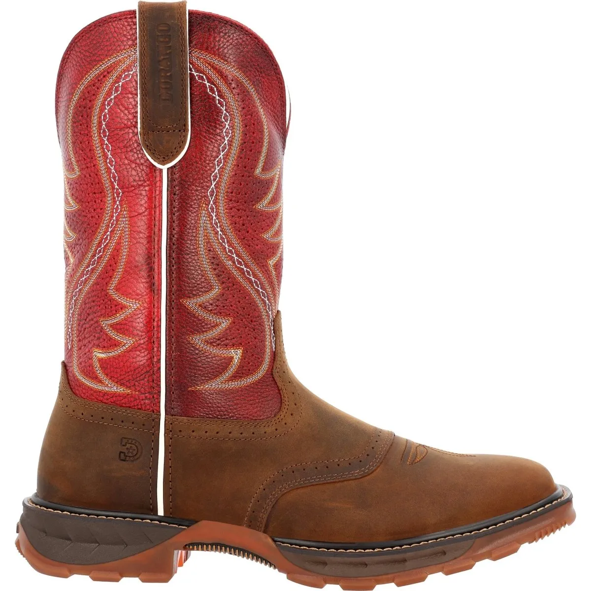 Durango Maverick Xp Men's Ventilated with InsulKul™ Work Boots Ddb0479 In Briar Brown And Crimson Red