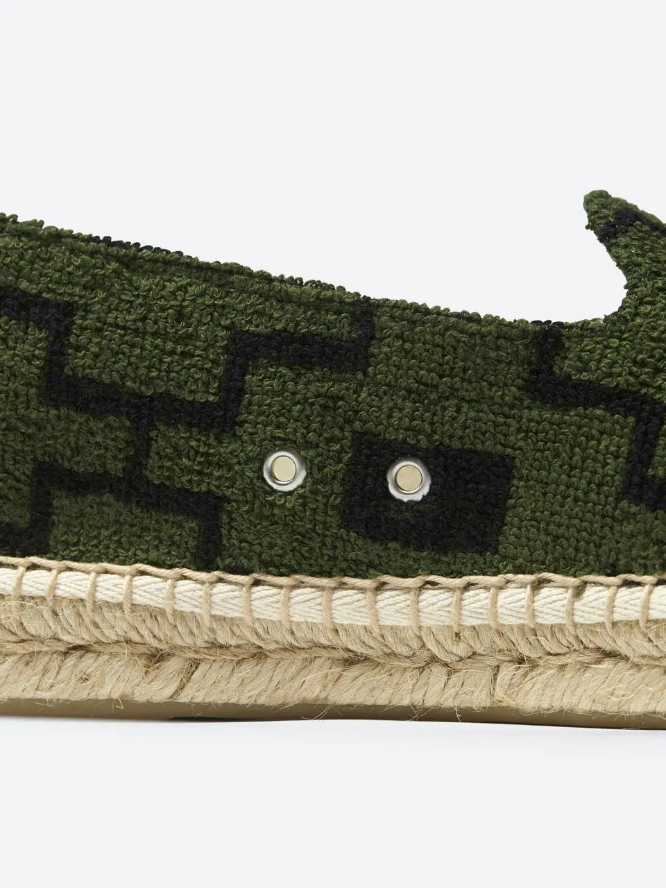 Espadrilles - Green Machu Terry