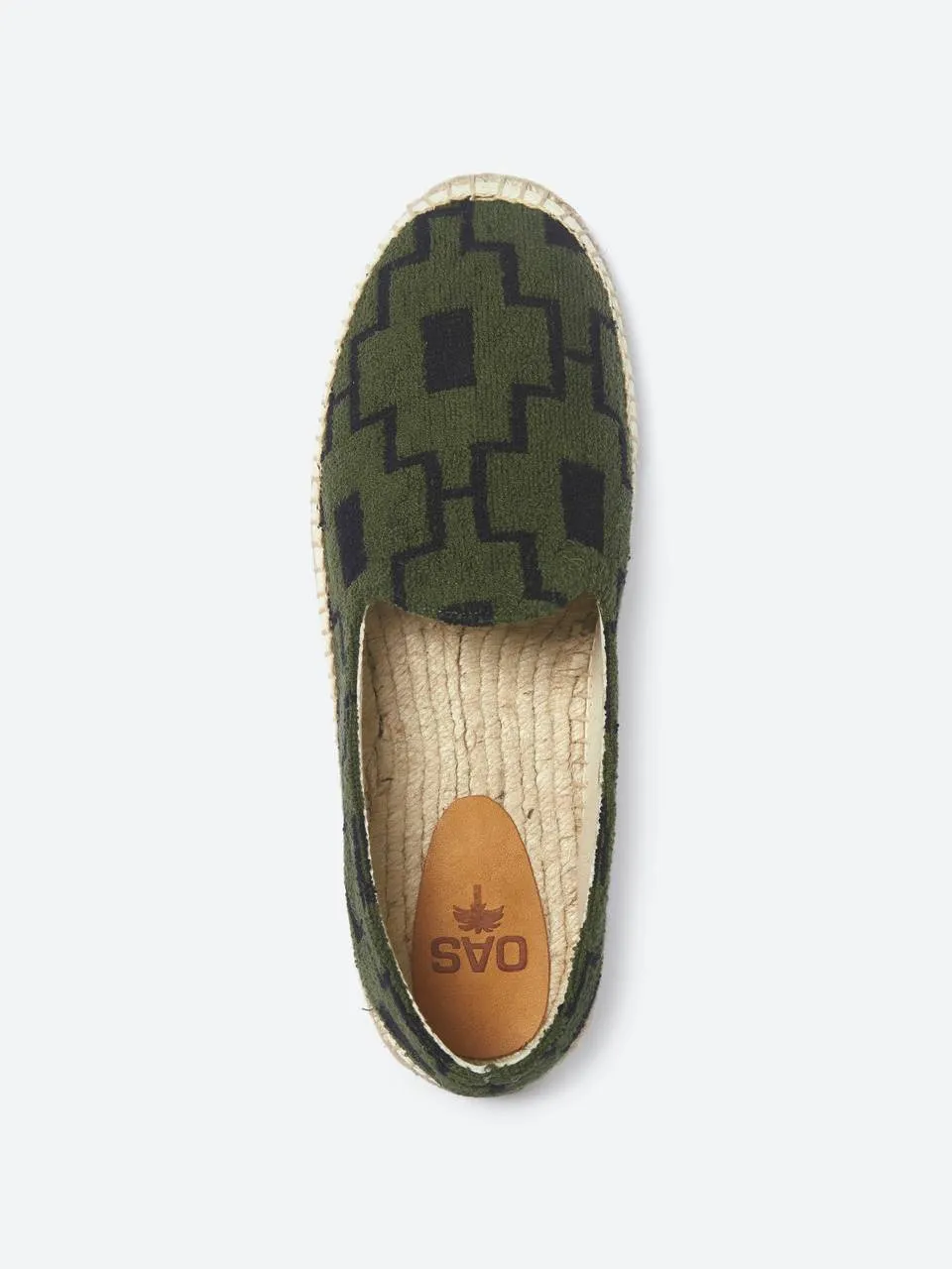 Espadrilles - Green Machu Terry