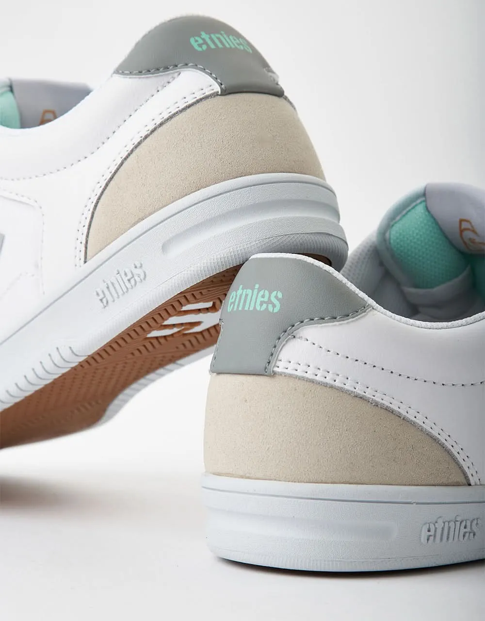 etnies The Aurelien Skate Shoes - White/Mint