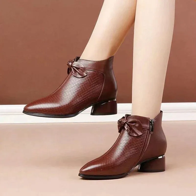 Genuine leather high heels for women - style &amp; comfort