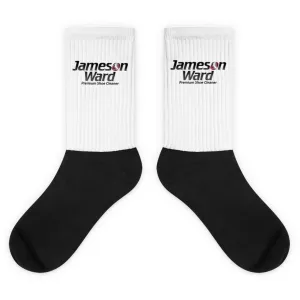 Jameson Ward Premium Shoe Cleaner Black foot socks