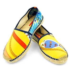 JOANA Blue/Yellow Classic Espadrilles