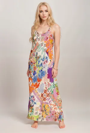 Johnny Was Mcdreamer Print Gigianna Slip Dress R36124 Boho Chic