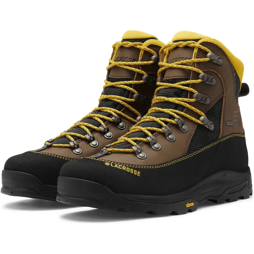 Lacrosse Men's Ursa Ms 7" WP Lace Up Work Boot -Brown- 533611