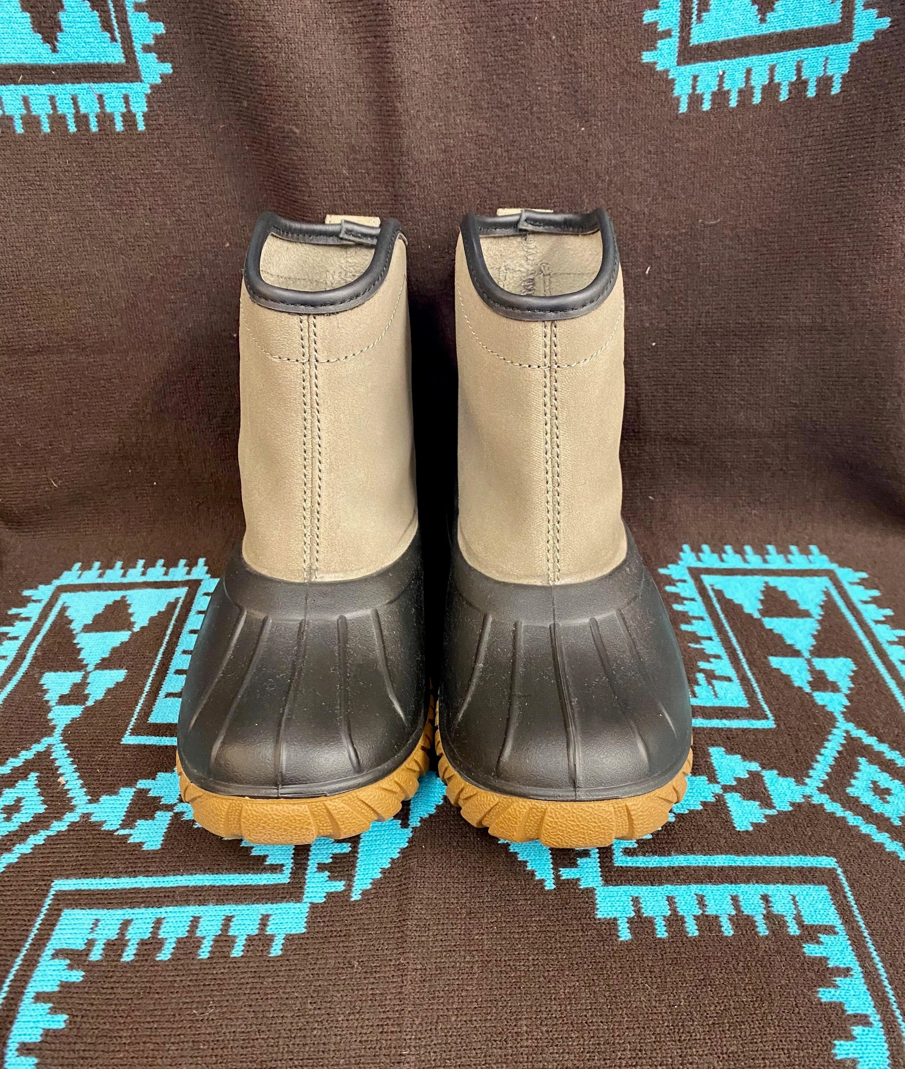 Lacrosse Women's Aero Timber Top 5" Slip On Grey And Black Rubber Boots 664534