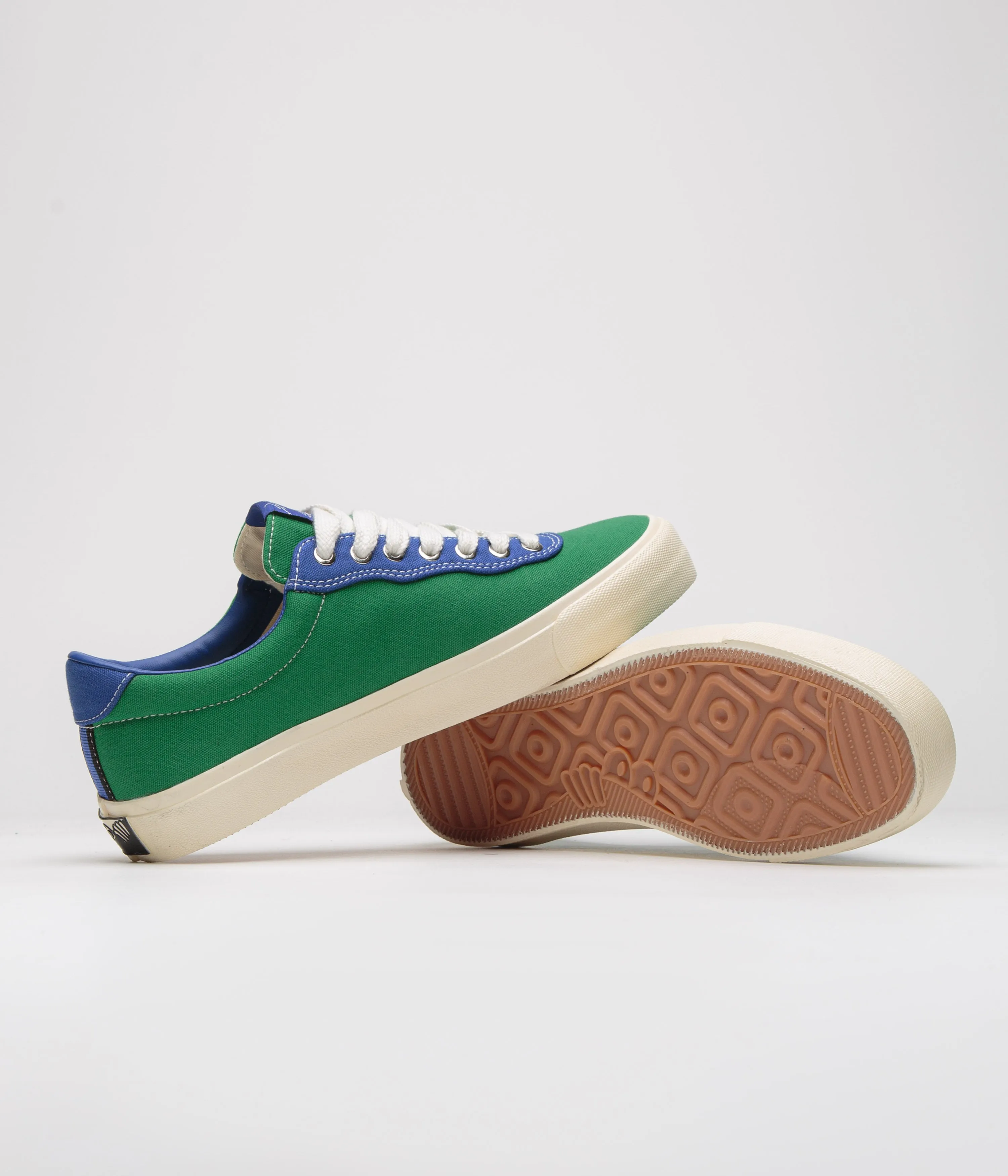 Last Resort AB x Julian Smith VM001 Canvas Shoes - Kelly Green / Klein Blue