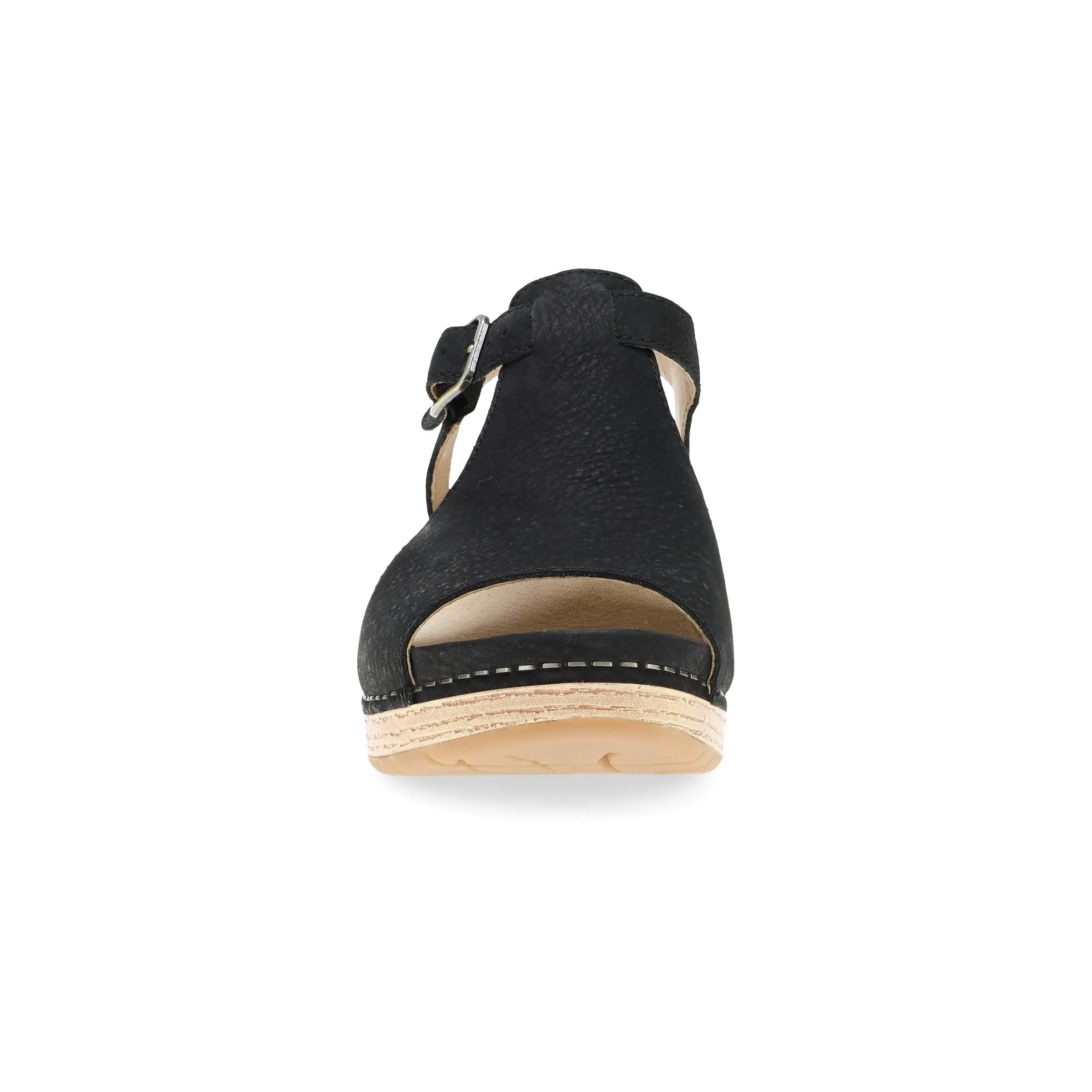 Laverne Black Milled Nubuck