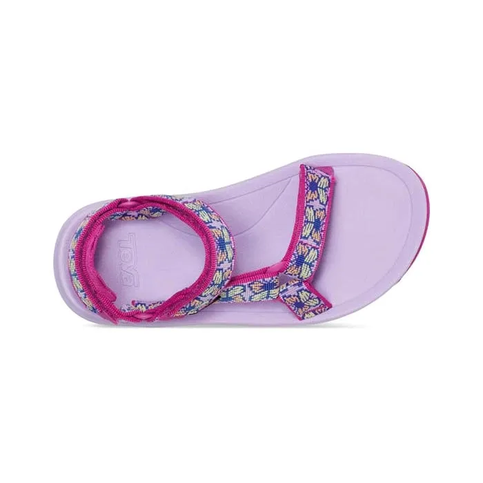 Little Girl Teva Hurricane XLT2 in Butterfly Pastel Lilac