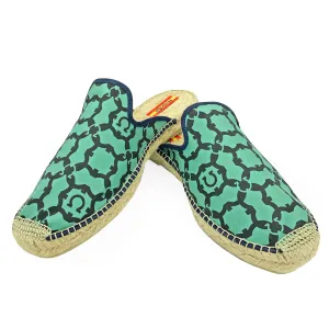 LUIS Turquoise Mule Espadrilles