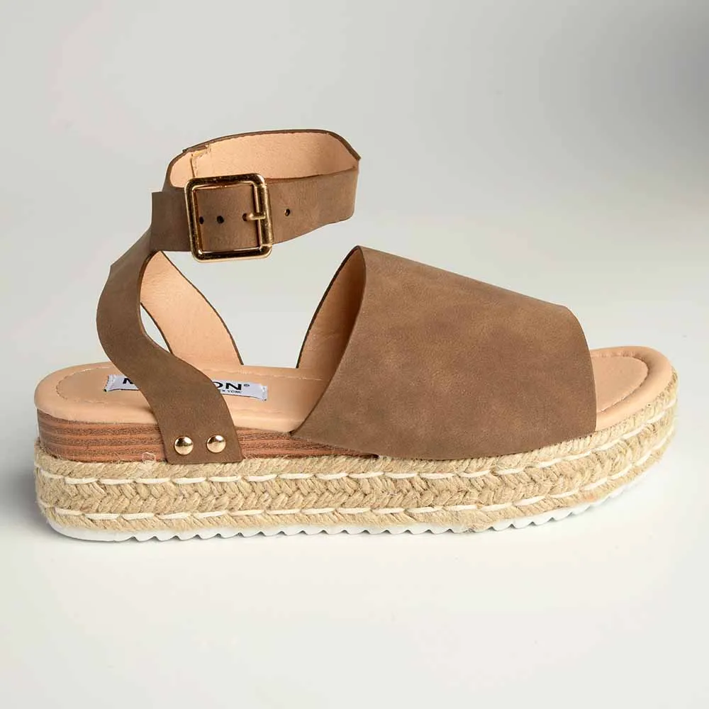 Madison Catherine 2 Espadrille Comfort Sandals - Chocolate