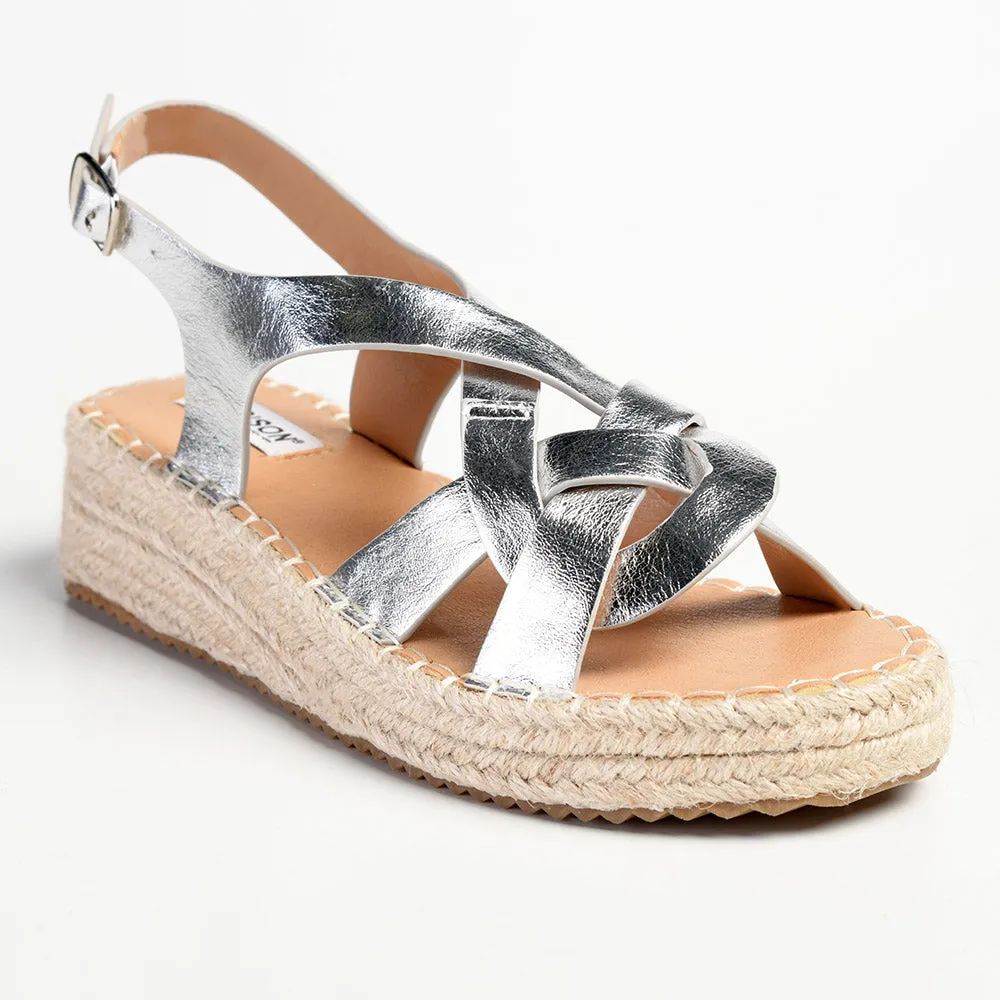 Madison LIberty Fashion Comfort Sandals - Silver