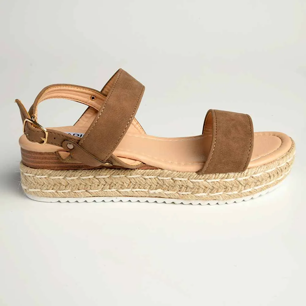 Madison Livia Espadrille Sandal - Chocolate