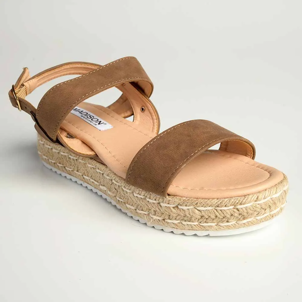 Madison Livia Espadrille Sandal - Chocolate