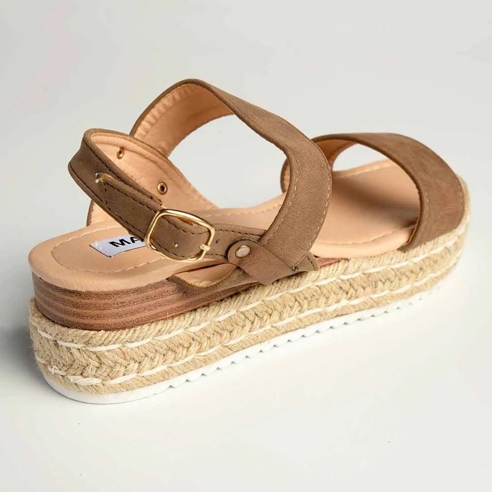 Madison Livia Espadrille Sandal - Chocolate