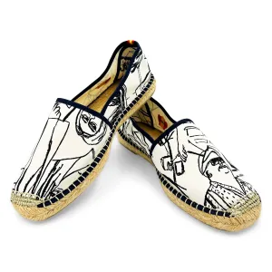 MARVEL Black/White Classic Espadrilles