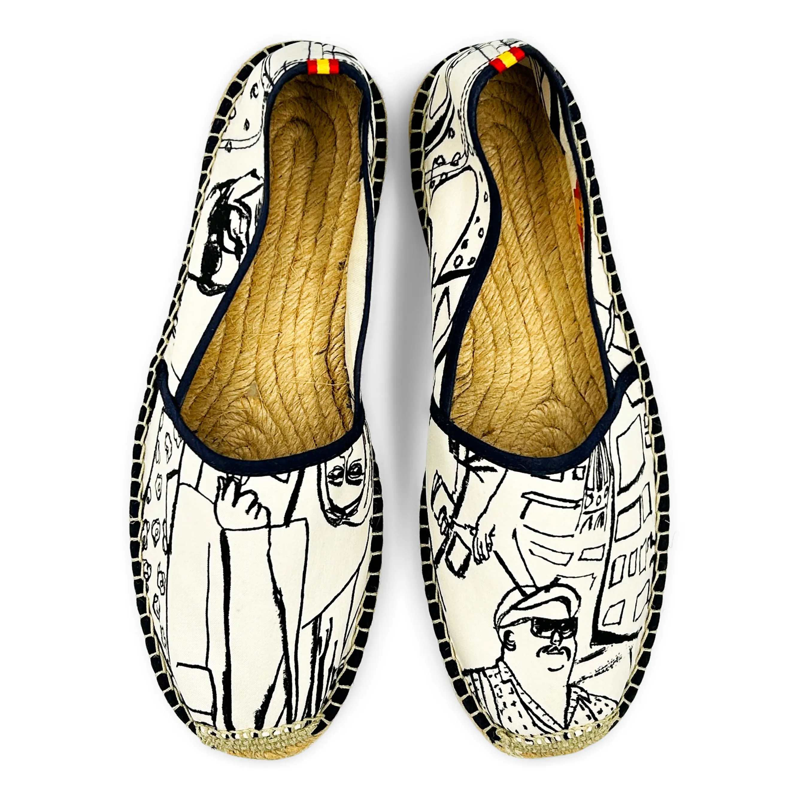 MARVEL Black/White Classic Espadrilles