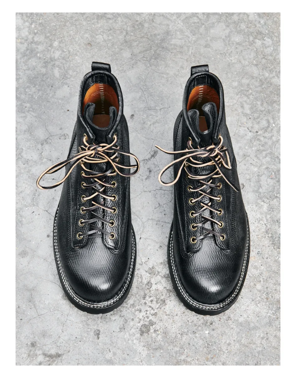 Men's Grain Leather Logger Boots