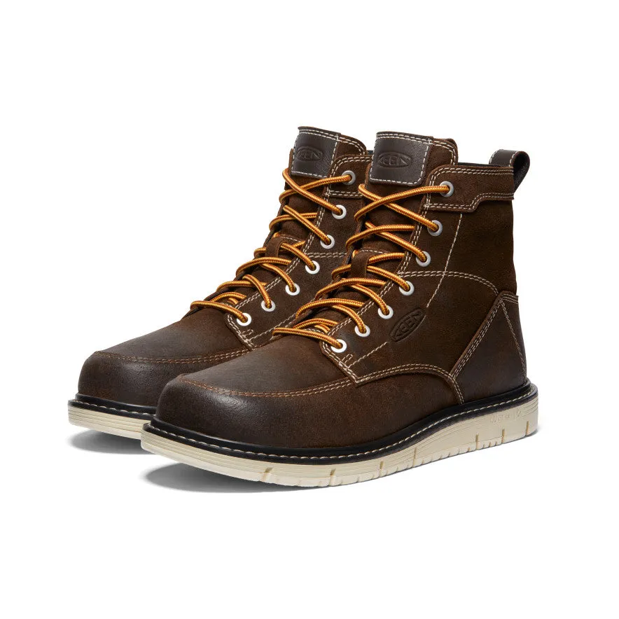 Men's San Jose 6" Boot (Soft Toe)  |  Coffee Bean/Star White