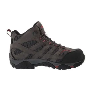 Merrell Work Moab Vertex Mid Composite Toe Work Boot (Men) - Pewter