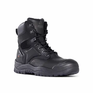 MONGREL 550020 High Leg Lace up Safety Boot - Black