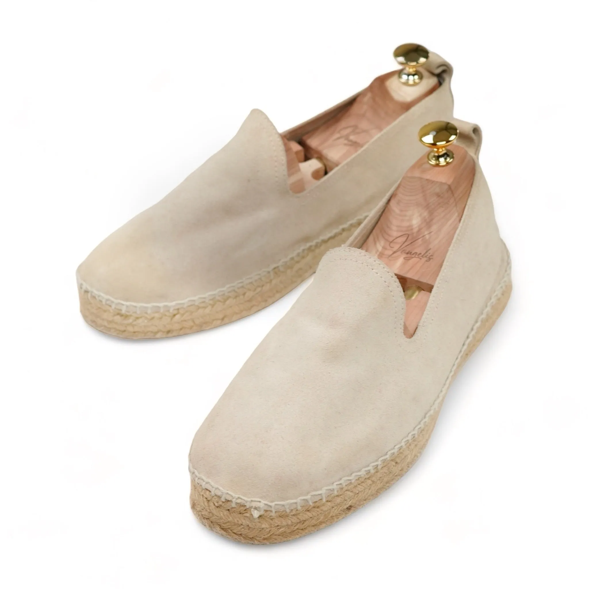 Morjas – Light Beige Suede Espadrille UK 8 / EU 42