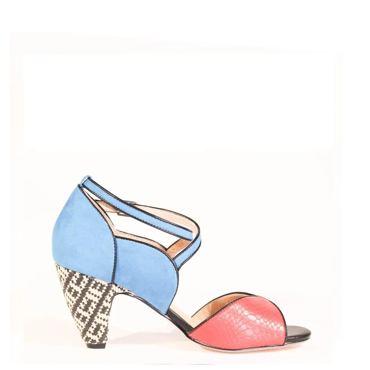 Nelly Colorblock Heels