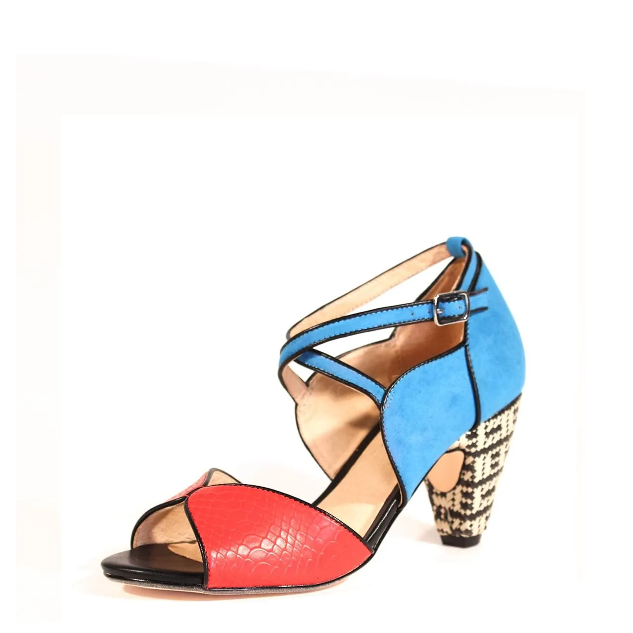 Nelly Colorblock Heels