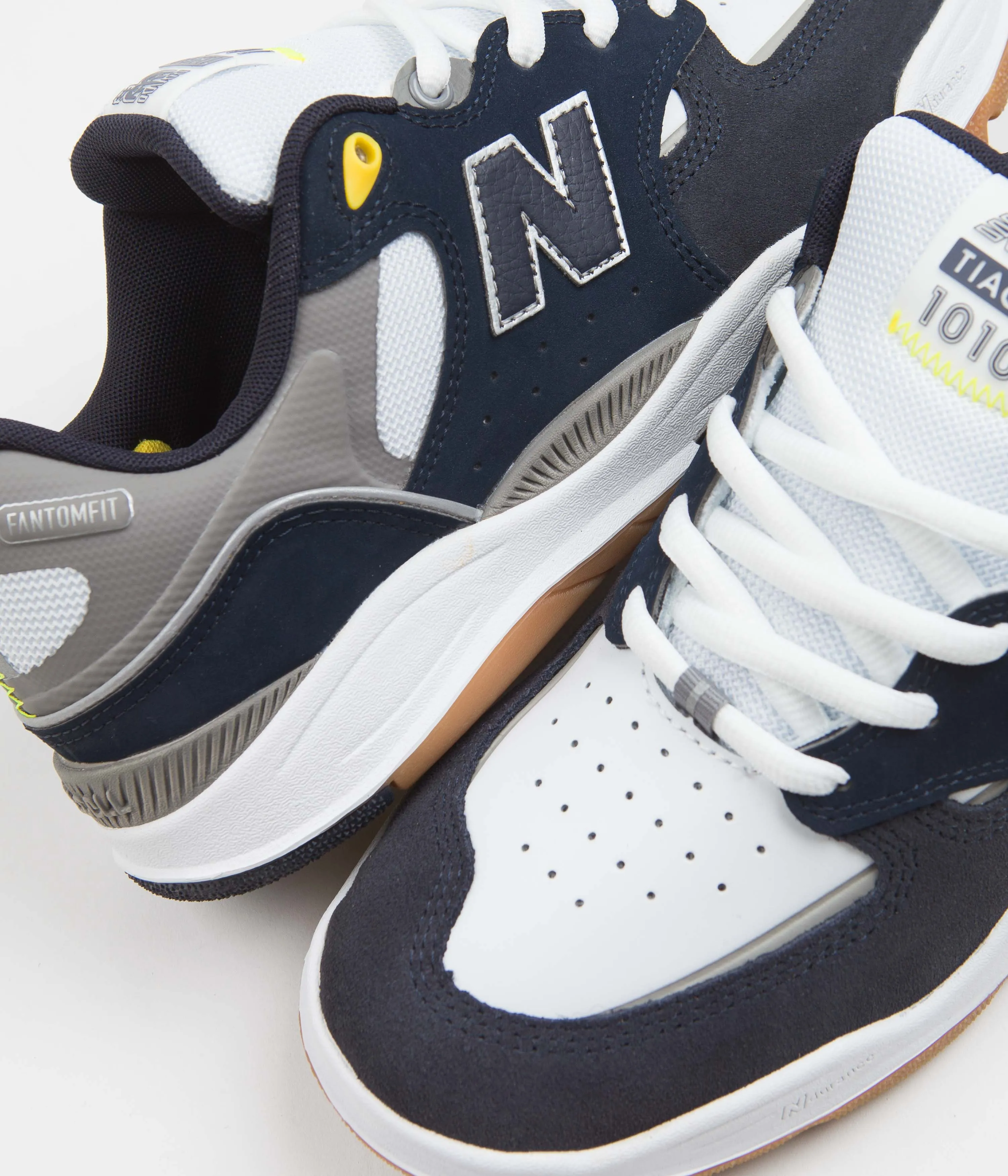 New Balance Numeric 1010 Tiago Lemos Shoes - Navy / Yellow