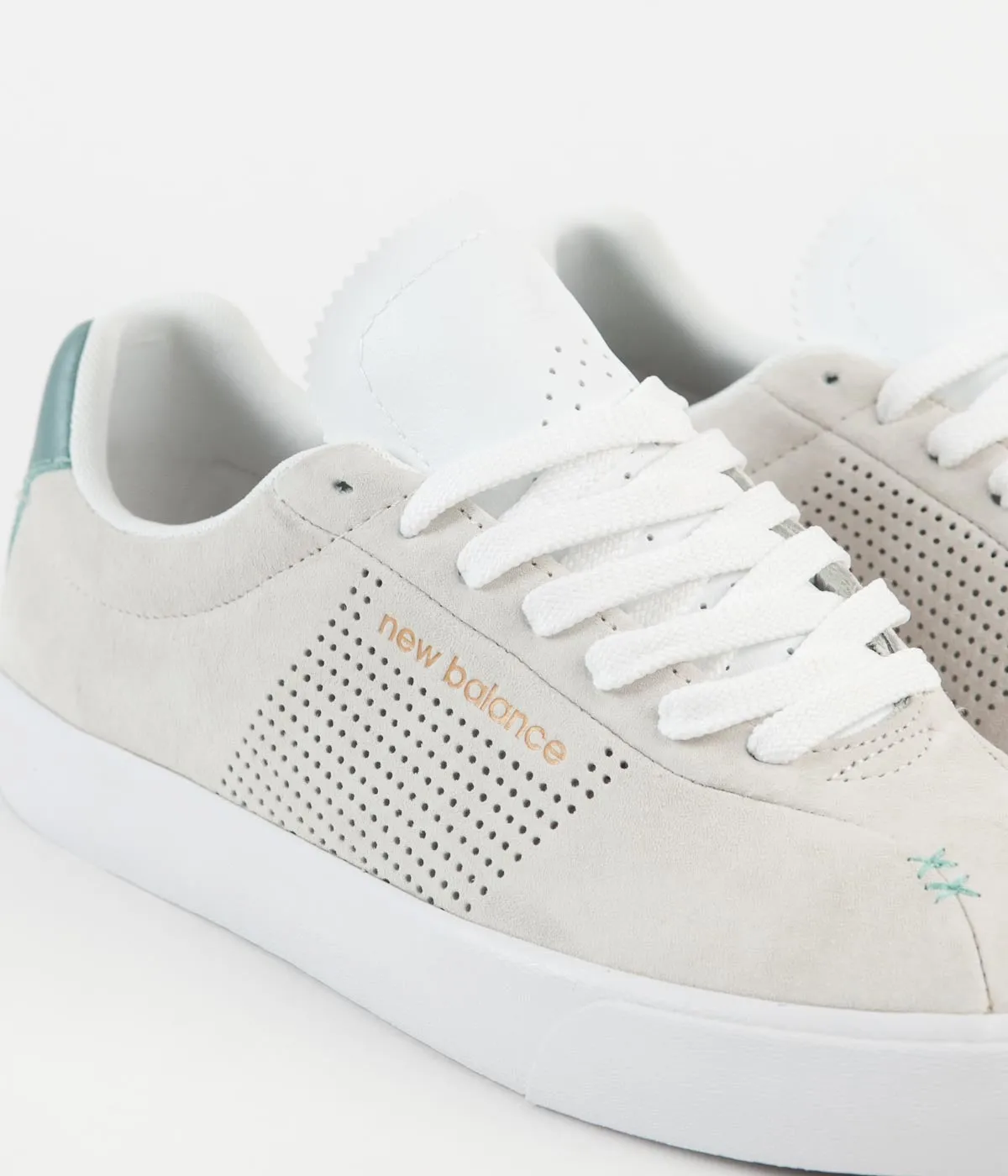 New Balance Numeric 22 Lost Art Shoes - White / Green