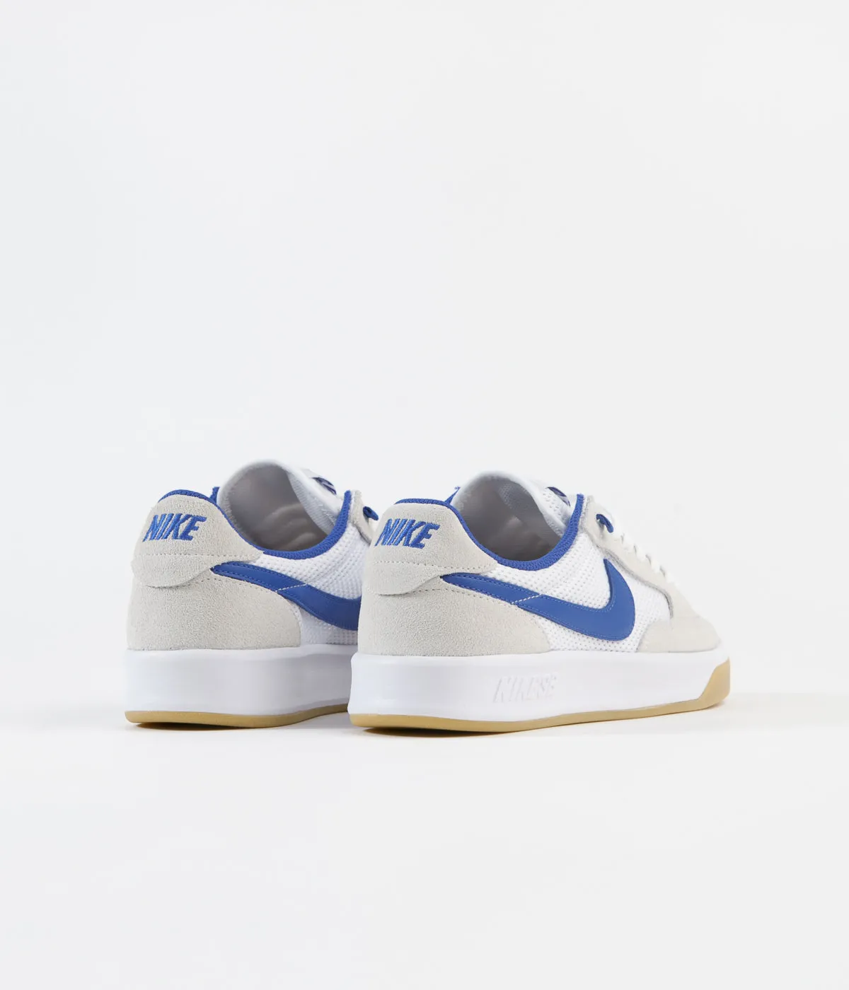 Nike SB Adversary Shoes - Summit White / Hyper Royal - White