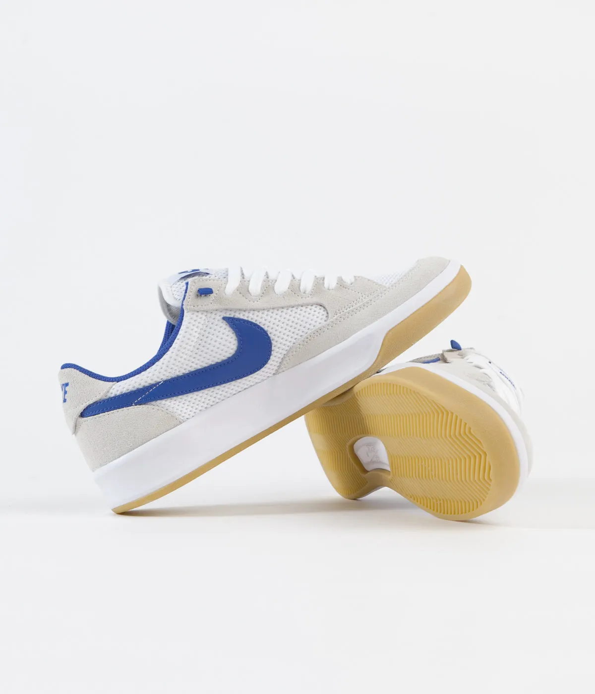 Nike SB Adversary Shoes - Summit White / Hyper Royal - White