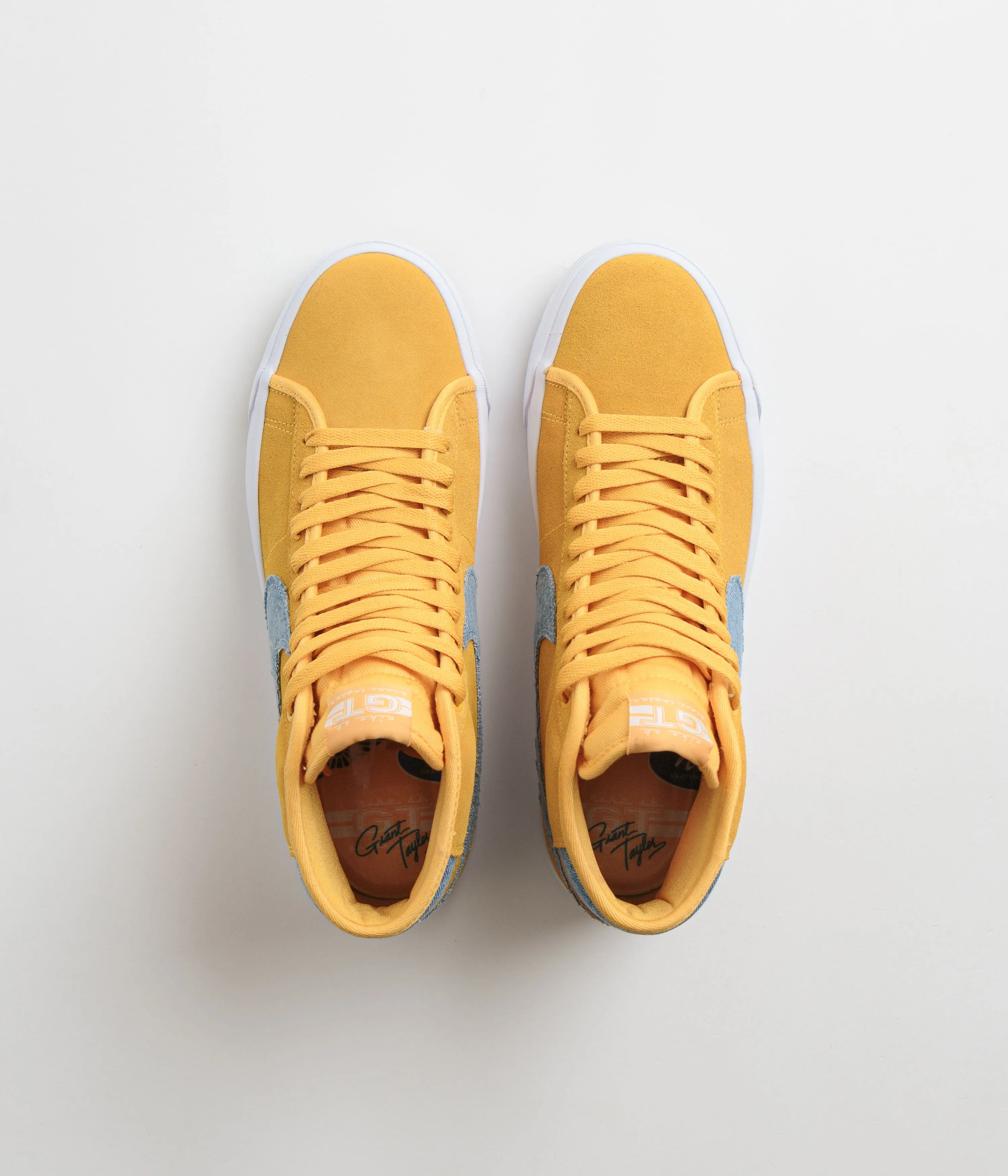 Nike SB Blazer Mid Pro GT Shoes - University Gold / Game Royal