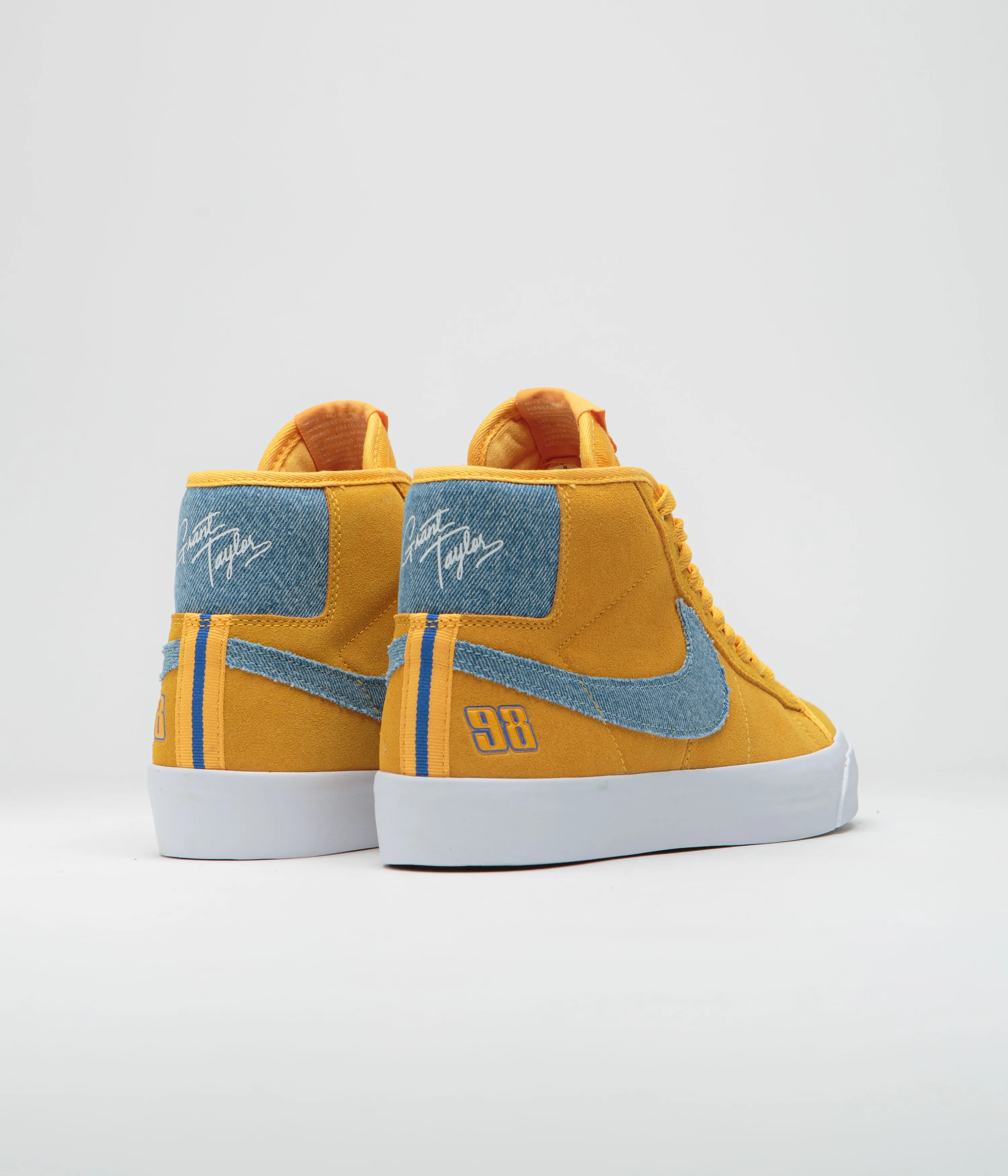 Nike SB Blazer Mid Pro GT Shoes - University Gold / Game Royal