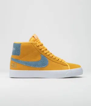 Nike SB Blazer Mid Pro GT Shoes - University Gold / Game Royal