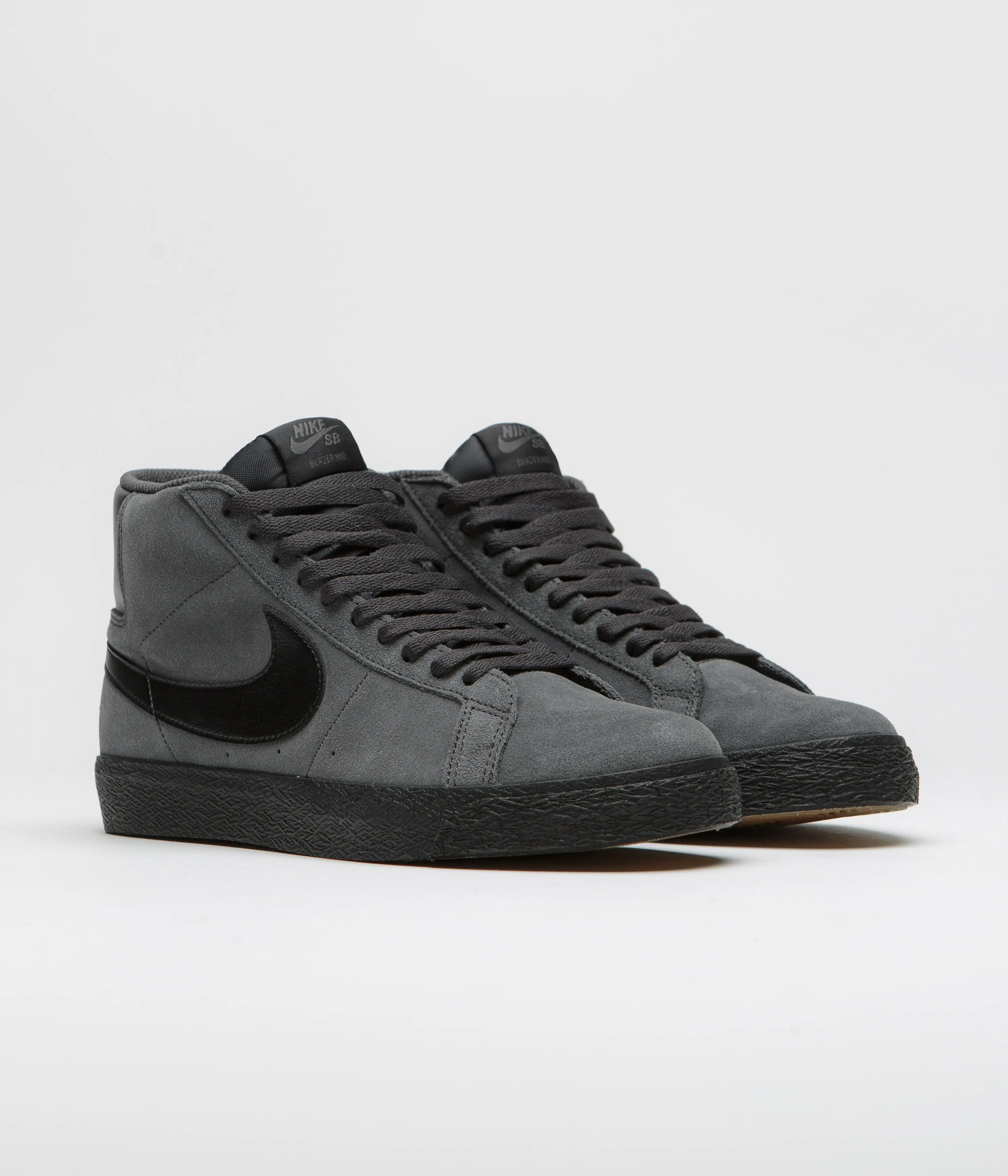 Nike SB Blazer Mid Shoes - Anthracite / Black - Anthracite - Black