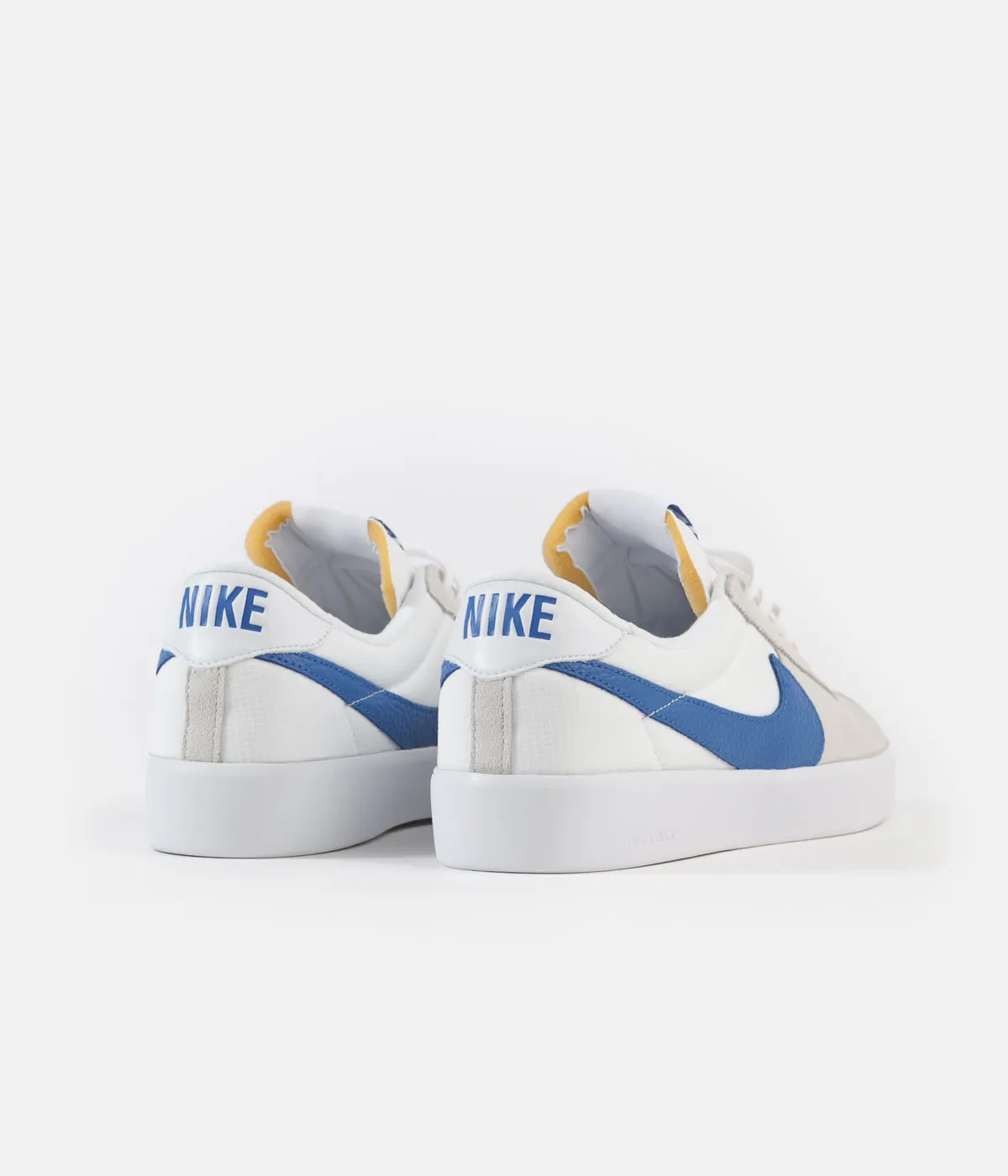 Nike SB Bruin React Shoes - Summit White / Signal Blue - Summit White