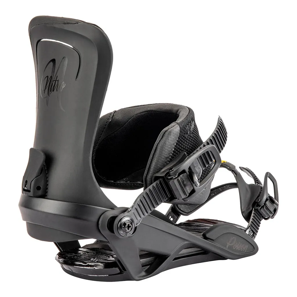 Nitro 2024 Womens Poison Bindings - Ultra Black - S/M