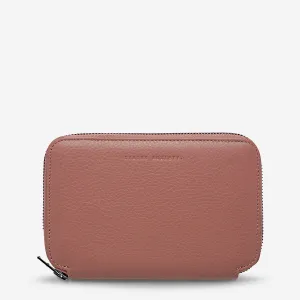 Nowhere To Be Found Passport Wallet - Dusty Rose