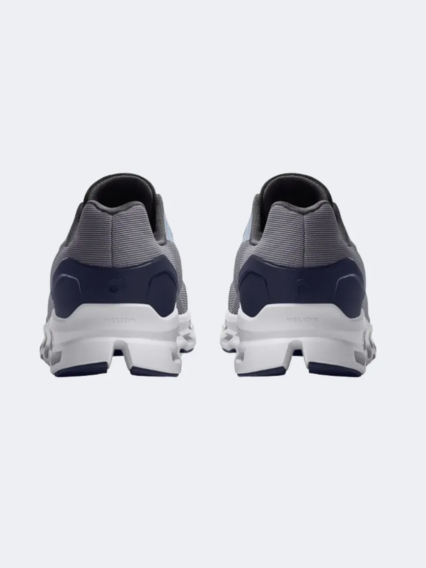 On Cloudstratus Men Running Shoes Fossil/Midnight