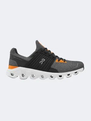 On Cloudswift Men Running Shoes Rock/Orange