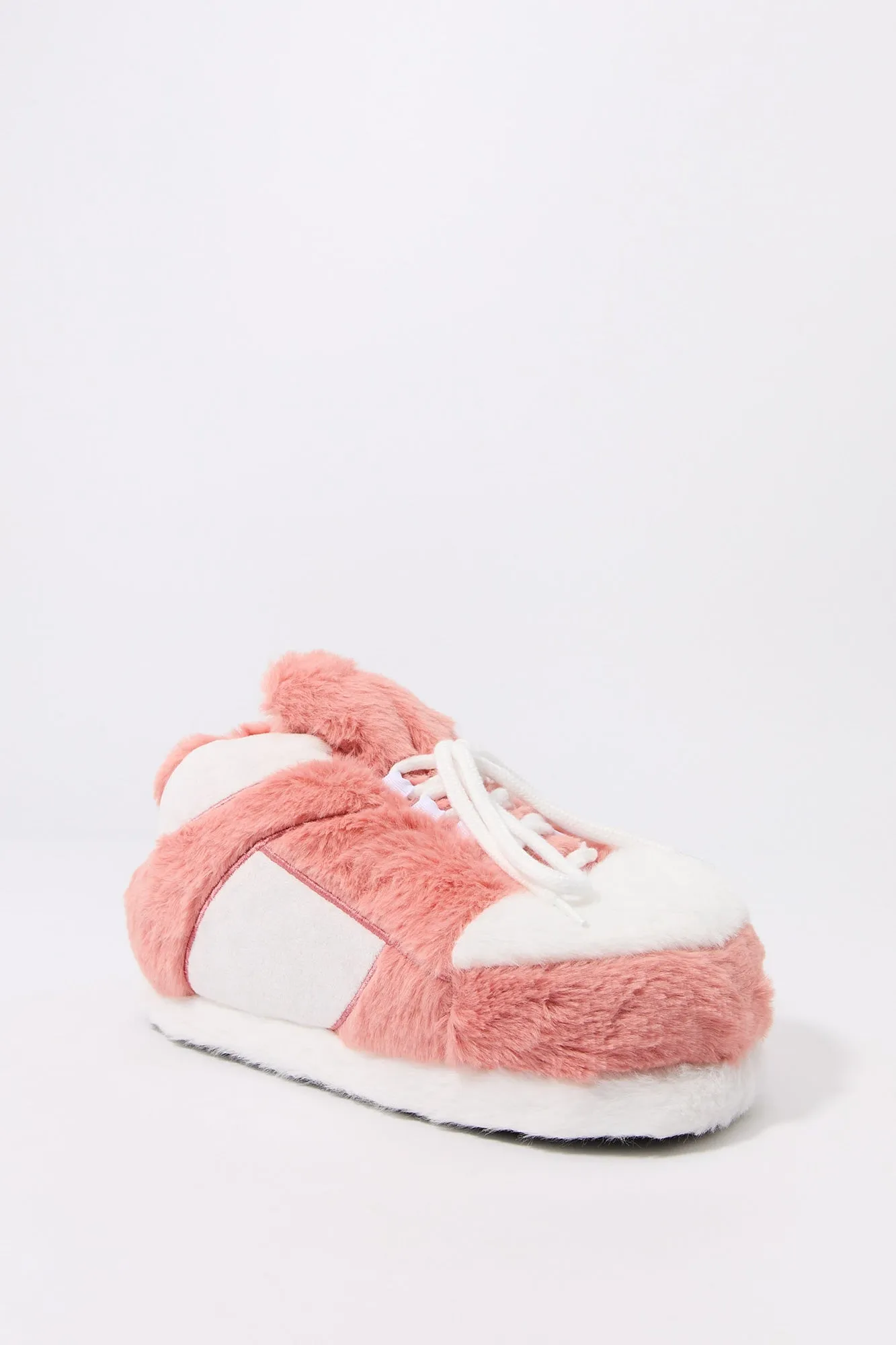 Pantoufles-espadrilles en peluche