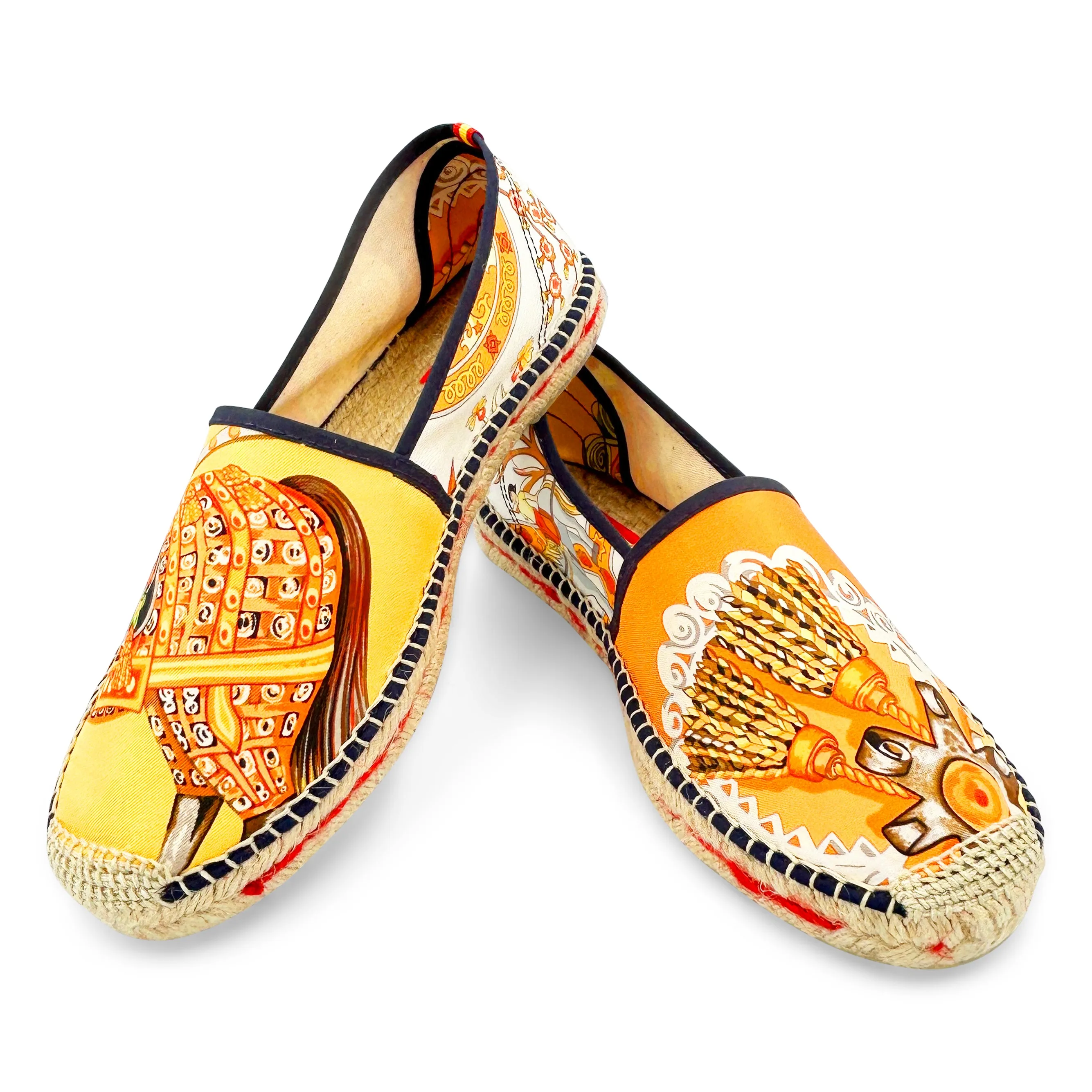 PAPEROLES VENT Orange Classic Espadrille