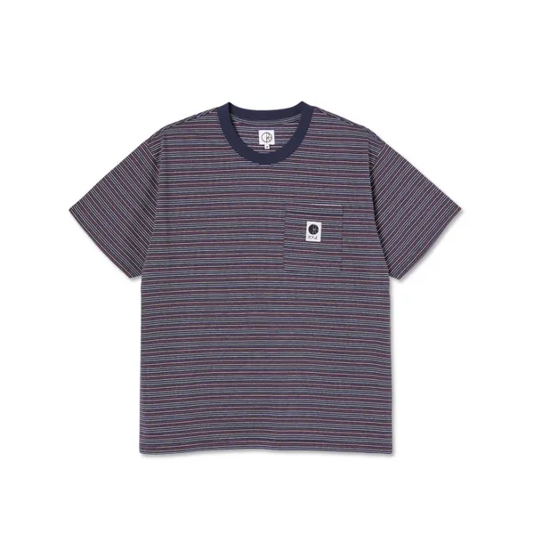 Polar Skate Stripe Pocket T-Shirt - Navy