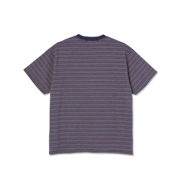 Polar Skate Stripe Pocket T-Shirt - Navy