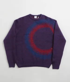 Pop Trading Company O Knitted Crewneck Sweatshirt - Mysterioso