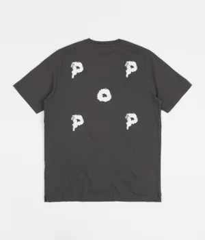 Pop Trading Company Smoke T-Shirt - Charcoal