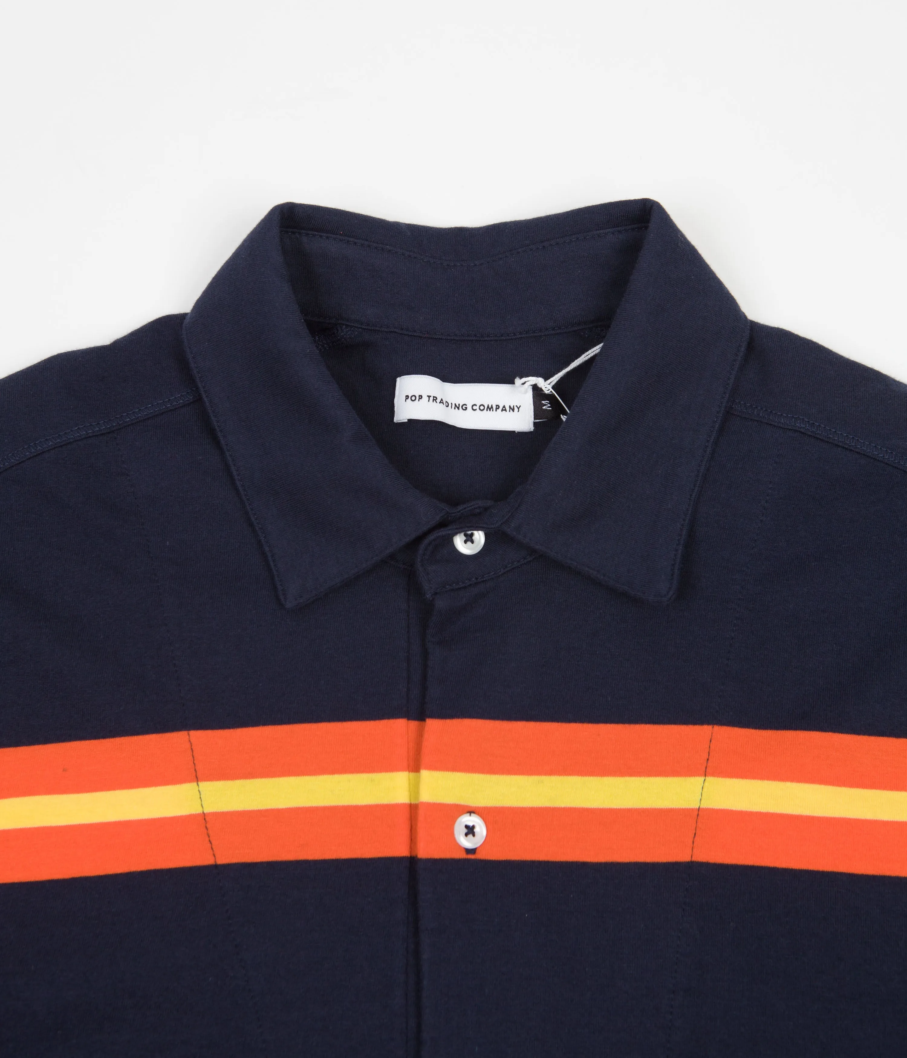 Pop Trading Company Striped Italo Shirt - Pionciana