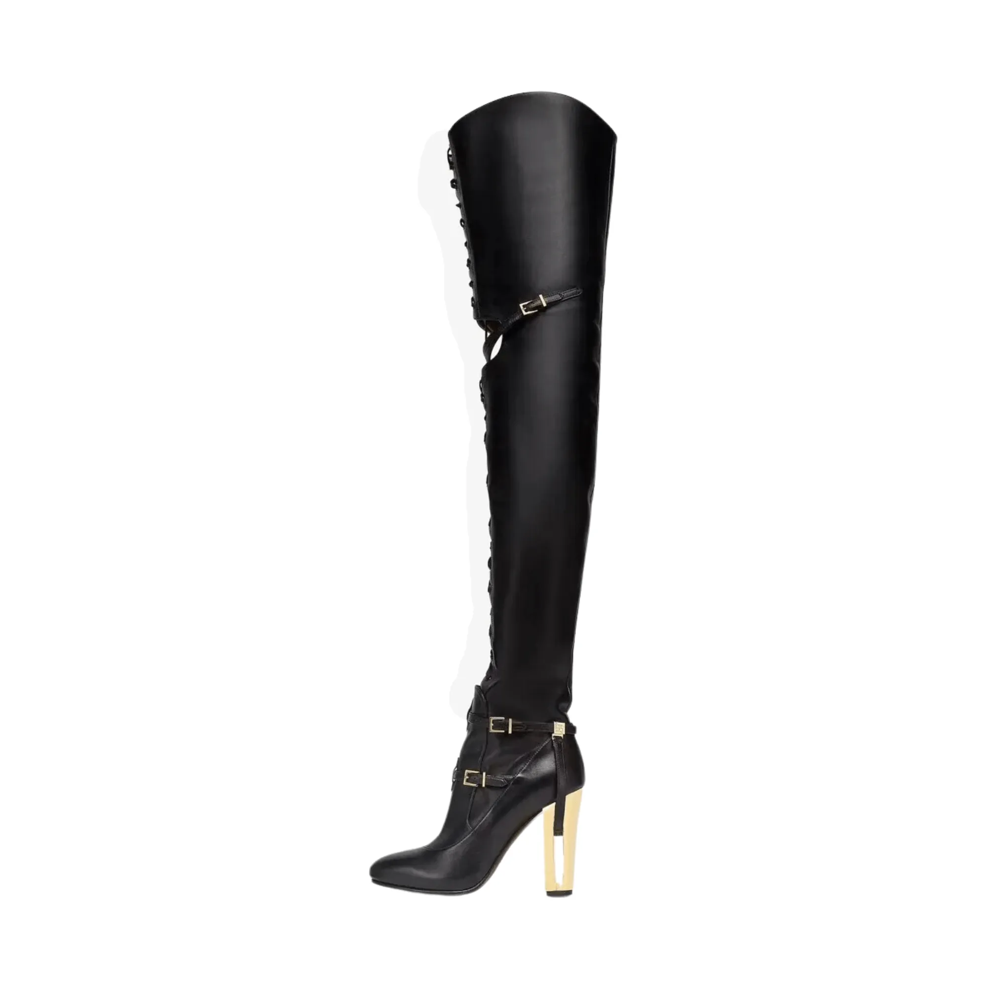 Pre Order:  Metal Heels Over-the-Knee Boots