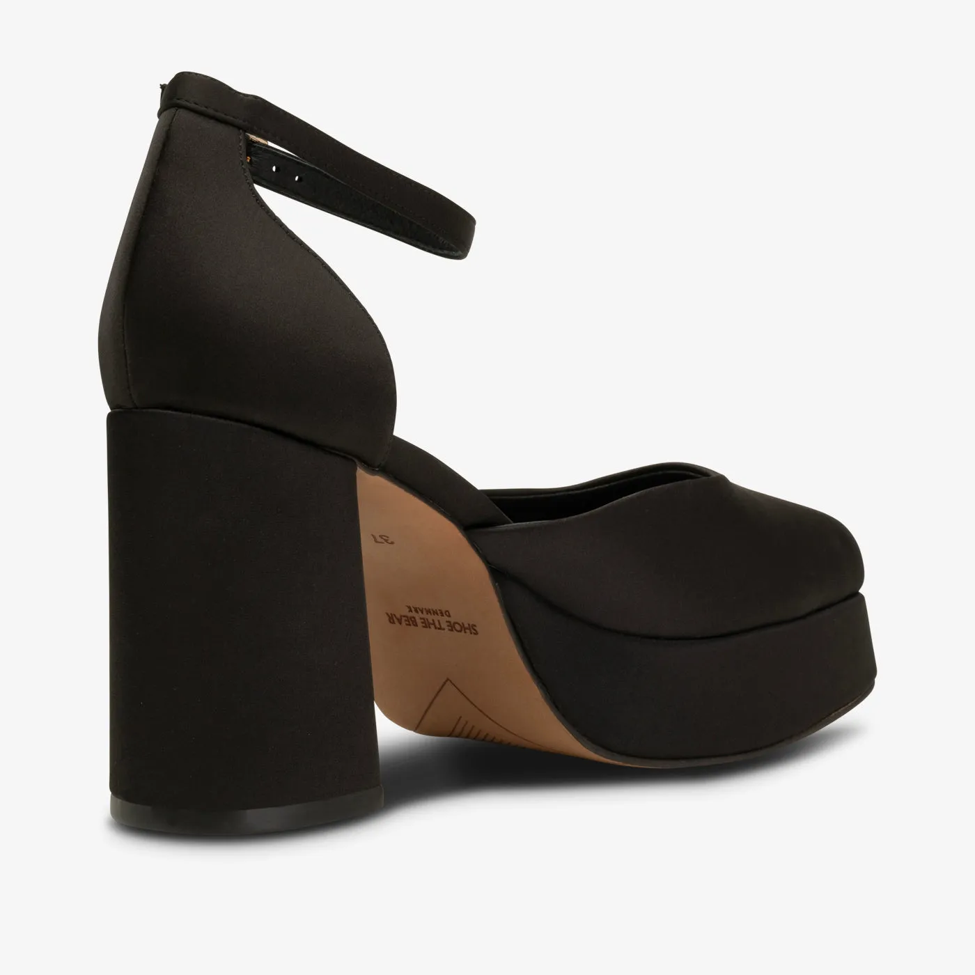 Priscilla Plateau Heel - BLACK